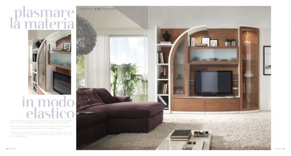 Living Room Cabinets Saber Mobili Composition A08 ATMOSPHERE