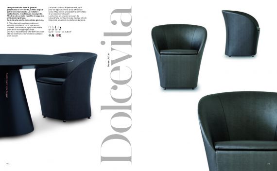 Кожен Стол DOLCE VITA