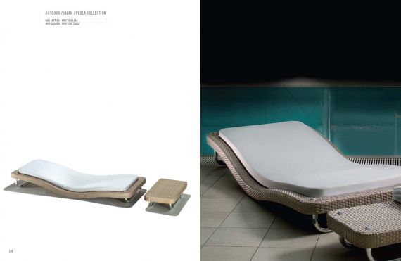 Muebles de jardín de la serie PERLA FRANCHI