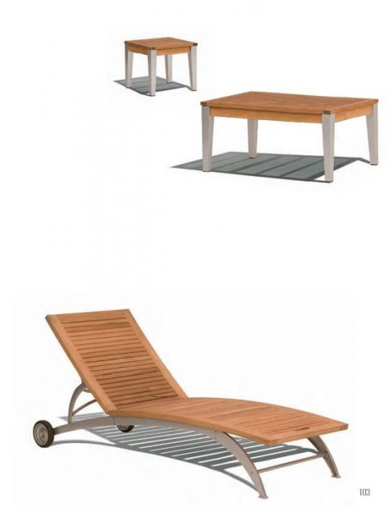 Muebles de jardín de la serie SIRIO FRANCHI